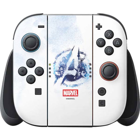 Marvel Avengers Blue Logo Nintendo Skins